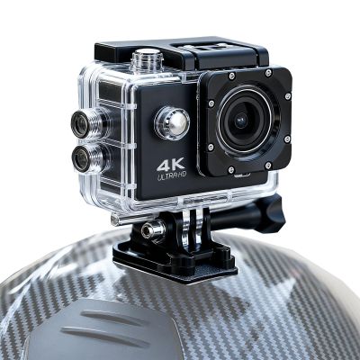 Motorcycle Helmet Camera Dash Cam for Shark Explore-R, Loop Recording Wide Angle Lens Water Resistant Helmet Recorder, Multifunctional Cycling Recorder