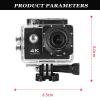 Motorcycle Helmet Camera Dash Cam for Shark Explore-R, Loop Recording Wide Angle Lens Water Resistant Helmet Recorder, Multifunctional Cycling Recorder view 2