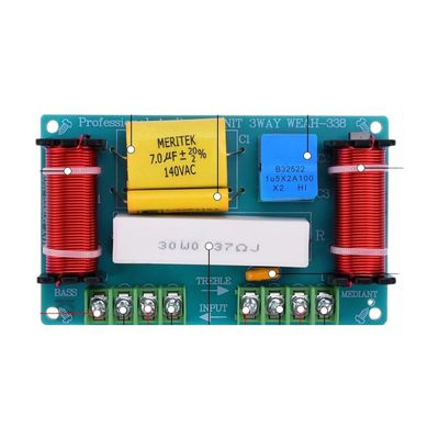 1PCS/2PCS 120W Frequency Divider Terminal Type High Medium Low 3 - Way Splitter HiFi DIY Speaker Audlo Splitter Sound Splitter