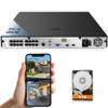 Auview 8MP/4K Ultra HD 8-Channel Network Video Recorder, Supports H.265+, ONVIF Compatible, Remote Access, Motion Alerts, 2TB HDD Pre-Installed, ONLY Plug and Play with Auview IP Cameras (8, 2, TB) view 1