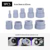9-Piece DSLR Lens Repair Tool Kit - 8-83mm Rubber Ring Removal Accessories view 3
