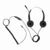 H500D RJ9 Call Center Headset, Telephone Headset with Noise Cancelling Microphone, Volume Function, Comfortable Head Mounted for Hours Use view 1