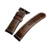 INEOUT Hand-Made Leather Watchband Compatible With PAM111 441 Italian Top Layer Strap, Oil Wax 20 22 24 26MM Male(Black clasp,24mm) view 3
