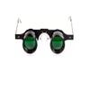 Glasses-Style Head-Mounted Fishing Binoculars, 10x Magnification, Clear Float Viewing & Zoom, Tinted Lenses, Sporty & Stylish Design (Green Coating) view 1
