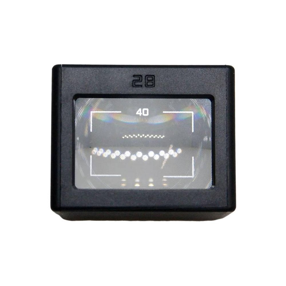 28mm Waist Level Viewfinder Retropia Optical Viewfinder with 35/50 Frame Lines, Shoe Foot Position-Adjustable for Precise Framing, Universal Cold/Hot Shoe Compatibility (40)