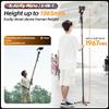 Fotopro Professional Camera Monopod with Feet, 73.4" Carbon Fiber Portable Travel Monopod with Removable Tripod Stand Base, Quick Release for Travel Sports Wildlife Photo, 22 lbs Load, X-Airfly Mono view 3