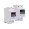 1 PCS Household 40A 63A 80A Adjustable Surge Protector Over Under Voltage Protector Relay 110V 120V Automatic Transfer Switch(80A) view 1