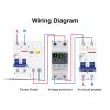1 PCS Household 40A 63A 80A Adjustable Surge Protector Over Under Voltage Protector Relay 110V 120V Automatic Transfer Switch(80A) view 3