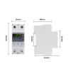 1 PCS Household 40A 63A 80A Adjustable Surge Protector Over Under Voltage Protector Relay 110V 120V Automatic Transfer Switch(80A) view 4