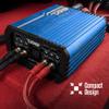 DS18 FRP-1.2K4/BL Compact 4-Channel Full-Range Class-D Amplifier | 1200W RMS | 1-Ohm Stable | Smart Cooling | Tiffany RCA | HPF/LPF Crossover | High Efficiency Digital Car Audio Amp view 3