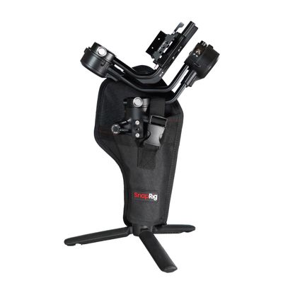 The SnapRig Gimbal Holster Belt Clip  Hands-Free Camera Stabilizer Support for DJI RS & Zhiyun Gimbals, Professional Videography Gear