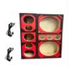 12" Brazilian Style Chuchera Speaker Box for Two 12" Speakers & Three 4" Tweeters Vented Enclosure for Car and One 3 Driver 2tweeter Box view 1