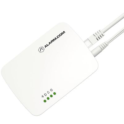 Alarm.com ADC-SG130Z Smart Gateway, White; Wi-Fi Access Point for up to 4 Alarm.com Cameras; 10/100 Mbps; 2.4 GHz