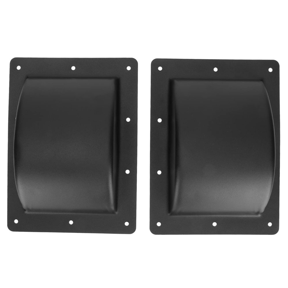 2pcs Speaker Handles, Steel Replacement Audio Cabinet Carry Grasp, Heavy Duty Stage Speaker Handles with 10 Screw Holes, Cold Rolled Steel Handle for