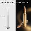 50 Cal Bullet Antenna White Antenna for Truck Car Antenna Replacement Truck Antenna Bullet Antenna Slverado 1500 Bullet Antenna Ford f150 f250 GMC Sierra 1500 ram 1500 Jeep Dodge (White) view 2