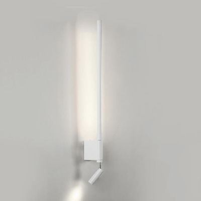 BKBXRSYR Wall Light Linear Long Tube Ultrathin Bedside Reading Light Modern Led Warm Light 3000k Lamps with Adjustable Spotlight Lights(Light Green,23cm)