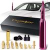 50 Cal Bullet Antenna Car Antenna Replacement Truck Antenna Bullet Antenna Slverado 1500 Ford f150 f250 GMC Sierra 1500 ram 1500 Jeep Dodge Truck Accessories Short Antenna 7.8in (Rosy) view 1