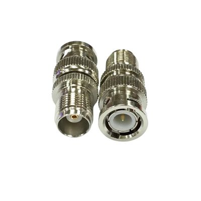 10Pcs Brass BNC Male Plug to T*N/C Female Ja-ck Coax Coaxial Cable Adapter M/F Straight Connectors