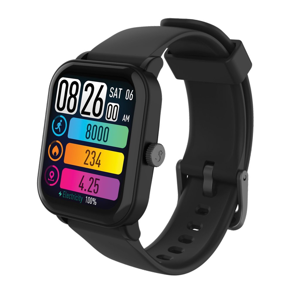 3Plus Vibe+ Gen2 Smartwatch with Built-in GPS/ 1.72" HD Display/ 25+ Workout Modes/Heart Rate/Blood Oxygen/Sleep Monitoring/iOS and Android