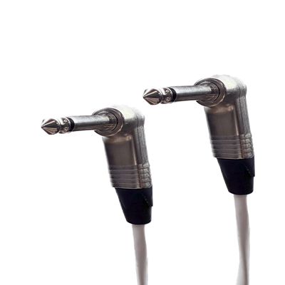 1/4" TS Right Angle to Right Angle Plenum Speaker Cable 14 AWG, 35ft