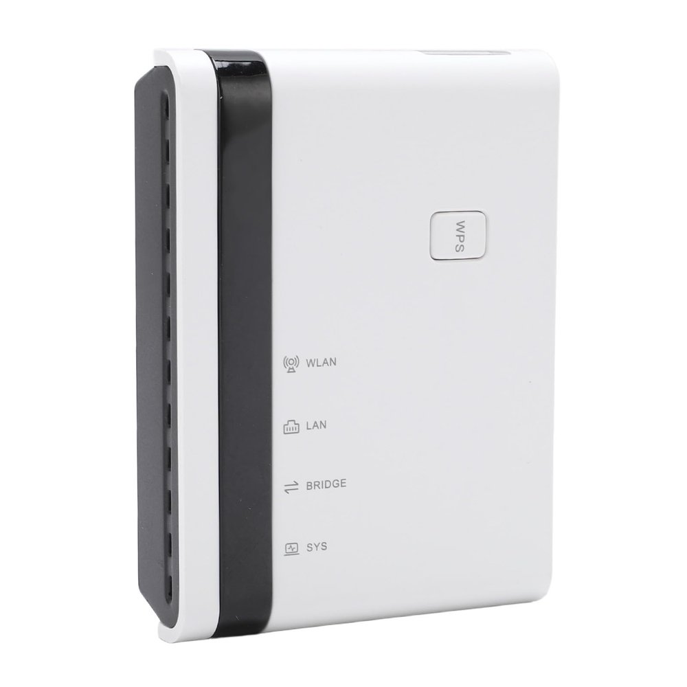 Asixxsix USB 2.0 Network Print Server, for Sharing 4 USB Printers Over Local Network, Easy Setup, Plug and Play, Supports Image and Text Printing, for Office School Printshop (US Plug 170W)