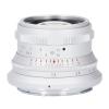 35mm F1.4 Full Frame Portrait Lens, Manual Focus Camera Lens for, White - Large Aperture, Sharp Image Quality, Ideal for Portrait and Landscape Photography (White) view 2