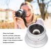 35mm F1.4 Full Frame Portrait Lens, Manual Focus Camera Lens for, White - Large Aperture, Sharp Image Quality, Ideal for Portrait and Landscape Photography (White) view 4