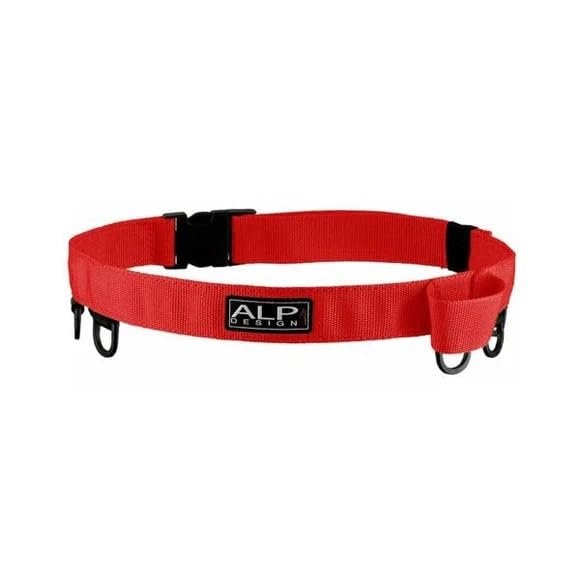 Adjustable Utility Belt with Accessory Rings, Lightweight Polypropylene Gear Belt for Equipment Organization, Non-Safety Use