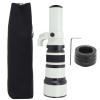 500mm F6.3 Telephoto Lens, 4 Elements in 4 Groups, White Alloy Shell with T2 RF Converter for R Mount Camera - Enhanced Optics, Durable Build, Ideal for Astrophotography and Wildlife (White) view 1