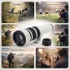500mm F6.3 Telephoto Lens, 4 Elements in 4 Groups, White Alloy Shell with T2 RF Converter for R Mount Camera - Enhanced Optics, Durable Build, Ideal for Astrophotography and Wildlife (White) view 3