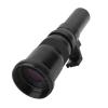 500mm F6.3 Telephoto Lens, 4 Elements in 4 Groups, Black Alloy Shell - Clear View Optics, T2AI Converter, Ideal for d1x d3100 Lens DSLR Lenses (Black) view 2