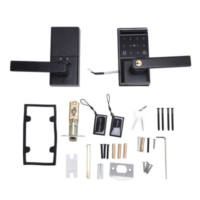 Smart Fingerprint Door Lock, Semiconductor Recognition, Aluminum Alloy Electronic Lock, 5 Unlocking Ways - Virtual Password, Emergency Power Supply, Ideal for Puerta Principal