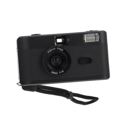 KOMBIUDA Vintage Reusable Film Camera with Built Flash Retro Design Classic Camera for Creative Photography and Giving