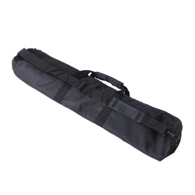 KOMBIUDA Thickened Oxford Cloth Tripod Carrying Pouch with Smooth Zipper Outdoor Photography Storage Bag for Camera Supports and Black