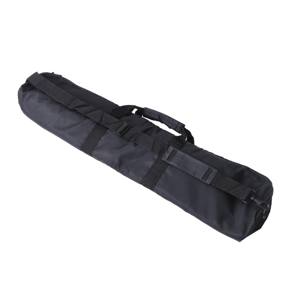 KOMBIUDA Thickened Oxford Cloth Tripod Carrying Pouch with Smooth Zipper Outdoor Photography Storage Bag for Camera Supports and Black
