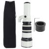 500mm F6.3 Fixed Focus Telephoto Lens, Alloy Optical Glass, Compatible with M Mount Mirrorless Cameras, White - Superior Optical Design, Manual Focusing, Ideal for Wildlife and Bird (White) view 1