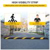 6 Ft 2 Pack Recycled Rubber Speed Bump,Dual-Channel Cable Protector, Temporary Use for Driveways,Ready-to-Install Kit for Garage, Roads, Driveway view 4