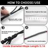 Cable Sleeve, Spiral Cable Wrap Multicolor 10/20/30mm(Grn,ID 20mm 10 Meters) view 2