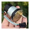 530 Carbon Brush Electronic Starter 40ZYC-001-9 Gear Electronic Starter +Metal Gearbox DC 6V-12V 3RPM-6.5RPM Slow Speed Large Torque D-Shaft Motor Drivers view 3