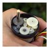 530 Carbon Brush Electronic Starter 40ZYC-001-9 Gear Electronic Starter +Metal Gearbox DC 6V-12V 3RPM-6.5RPM Slow Speed Large Torque D-Shaft Motor Drivers view 4