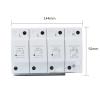 385V 50KA 4 P 4 Pole SPD House Surge Protector Protective Low-voltage Arrester Device HYS8-50 50hz Protection view 2