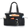 Tote Bag for Women Bag, Lightweight Puffy Work 14" Bag Handbag, Large Carry On Tote with Pockets(Black) view 1