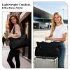 Tote Bag for Women Bag, Lightweight Puffy Work 14" Bag Handbag, Large Carry On Tote with Pockets(Black) view 2