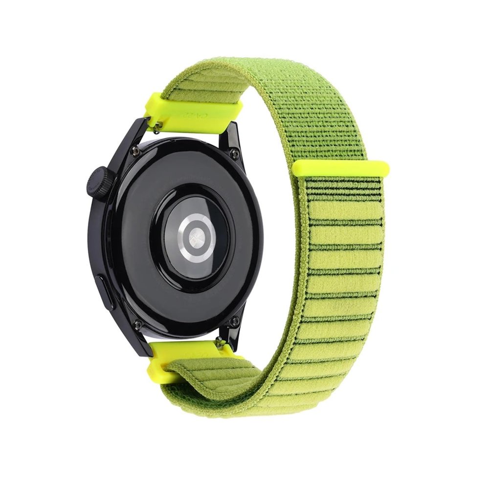 E26IBDTMYE 20mm 22mm Nylon Braided Strap(B-Lime Green,1PCS 20mm)