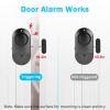 Door Window Alarm, 120DB Window Alarms for Home Security, Door Chime for Store Home, 10 Pack Black view 3