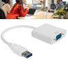 goodstumbler USB3.0 to VGA Converter, USB3.0 to VGA Adapter Cable, HD 1080P Adapter Cable, External Video Card, Converter, Computer Accessories 15Pin Female External Video Card (White) view 1