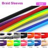 4mm Expandable PET Cable Sleeve - High Density Braided Wire Protection Sheath for Cables and Wires(White,1M) view 2