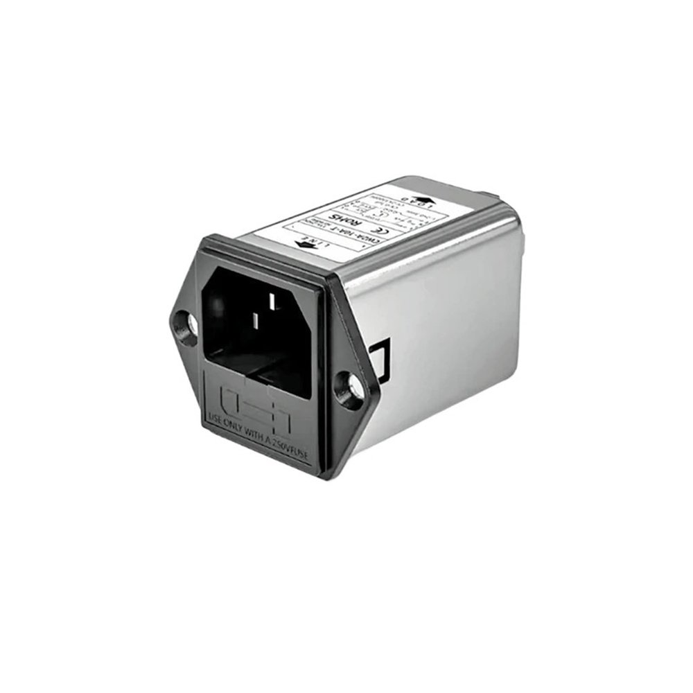 1pcs CW2A-10A-T CW2A-3A-T Single-Phase Power Filter EMI Filter Socket CW2A-3A/ 6A-10A-T Audio Power Purifier Vehicle Anti-interferenc(CW2A-10A-T)