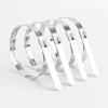 100pack Multi-Purpose Stainless Steel Black Silver Cable Ties 11.8"x0.18"Metal Coated Self-Locking Cables Tie Heavy Duty Fastener Organizer Zip-Exhaust Wraps view 2
