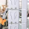100pack Multi-Purpose Stainless Steel Black Silver Cable Ties 11.8"x0.18"Metal Coated Self-Locking Cables Tie Heavy Duty Fastener Organizer Zip-Exhaust Wraps view 3